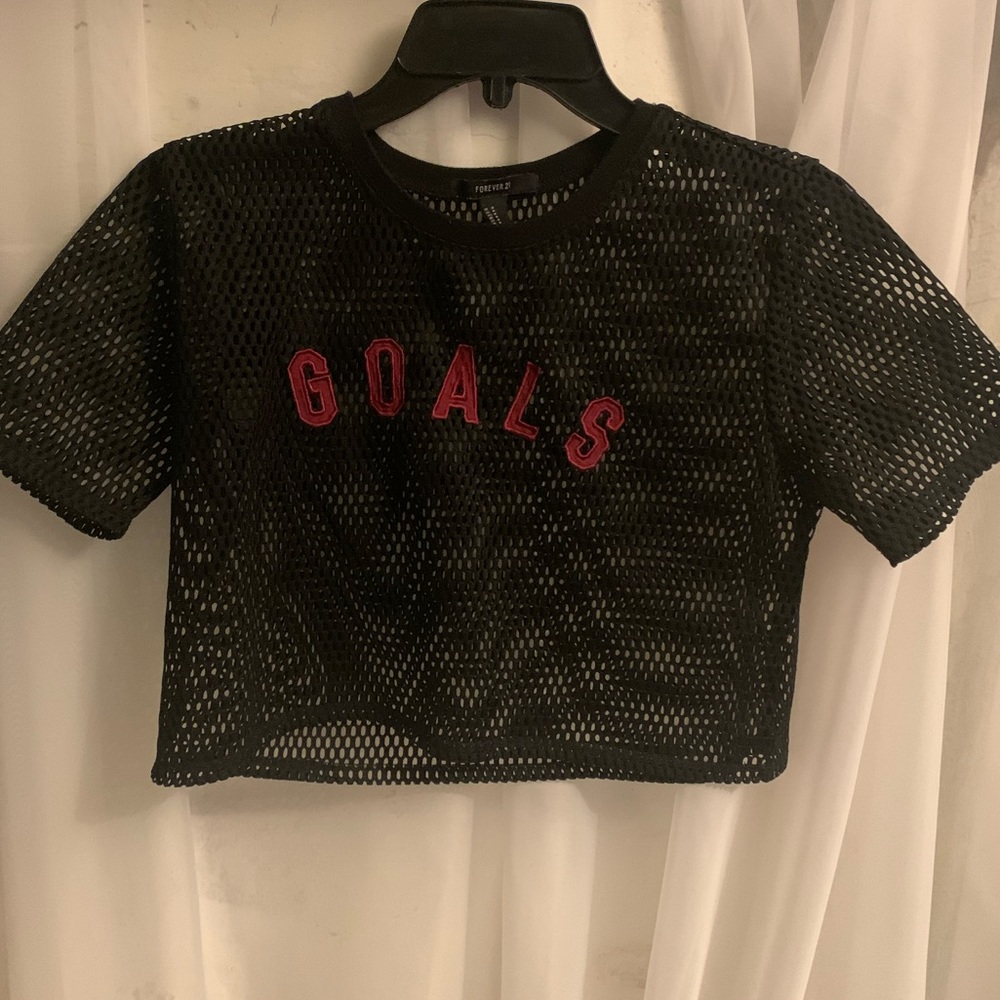 Mesh crop top